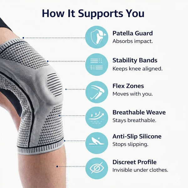 Instantly Relieve Knee Pain Without Surgery or Injections With The Limitless Knee Pro™