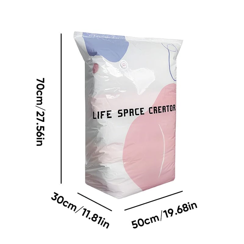 No-Pump 3D Vacuum Storage Bags